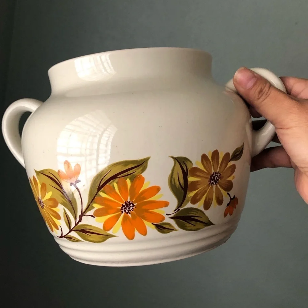 Vintage 1970s Capri Stoneware Cookie Jar Casserole Canister etc